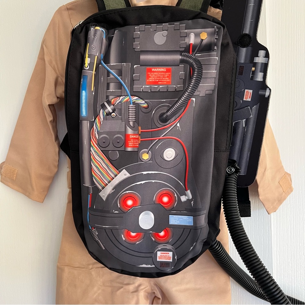 Ghostbusters Deluxe Halloween Costume Size 18+months - 2T plus Proton Pack NWT - Picture 13 of 13